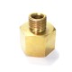 Brass Equal Adapter Hex Male/Female